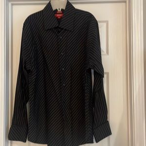 Report Button Down Cuff Striped Shirt excellent condition